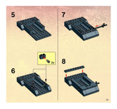 LEGO 4766 instructions page 23 – build guide