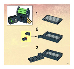 LEGO 4766 instructions page 43 – build guide