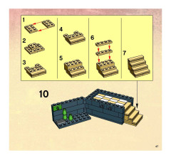 LEGO 4766 instructions page 47 – build guide