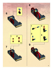 LEGO 4768 instructions page 21 – build guide