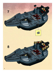LEGO 4768 instructions page 8 – build guide