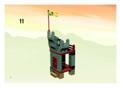 LEGO 4777 instructions page 8 – build guide