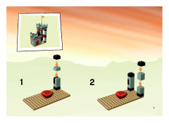 LEGO 4777 instructions page 9 – build guide