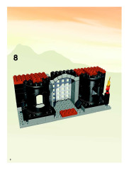 LEGO 4785 instructions page 8 – build guide