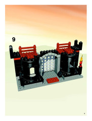 LEGO 4785 instructions page 9 – build guide