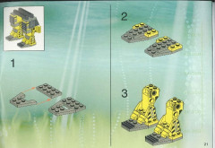 LEGO 4789 instructions page 21 – build guide