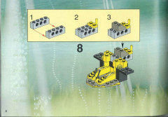 LEGO 4789 instructions page 8 – build guide