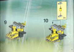 LEGO 4789 instructions page 9 – build guide