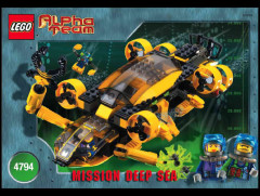 LEGO 4794 instructions page 1 – build guide