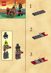 LEGO 4807 instructions page 1 – build guide