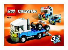 LEGO 4838 instructions page 1 – build guide