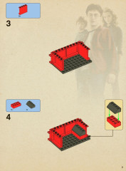 LEGO 4841 instructions page 3 – build guide