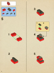 LEGO 4841 instructions page 4 – build guide