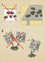 LEGO 4842 instructions page 2 – build guide