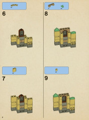 LEGO 4842 instructions page 6 – build guide