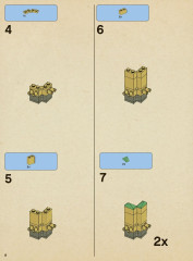 LEGO 4842 instructions page 8 – build guide