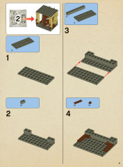 LEGO 4842 instructions page 9 – build guide