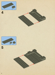 LEGO 4842 instructions page 4 – build guide