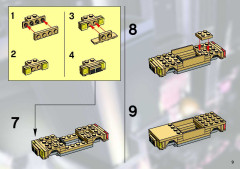 LEGO 4850 instructions page 9 – build guide