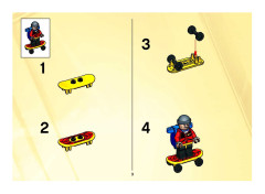 LEGO 4853 instructions page 3 – build guide