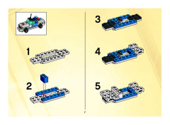 LEGO 4854 instructions page 7 – build guide