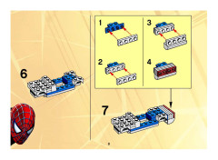 LEGO 4854 instructions page 8 – build guide