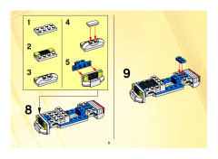 LEGO 4854 instructions page 9 – build guide