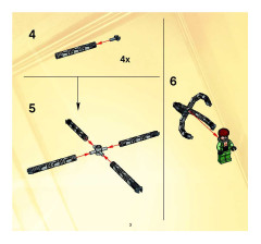 LEGO 4855 instructions page 3 – build guide