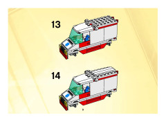 LEGO 4857 instructions page 9 – build guide