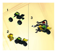 LEGO 4858 instructions page 3 – build guide