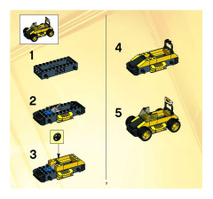 LEGO 4860 instructions page 3 – build guide