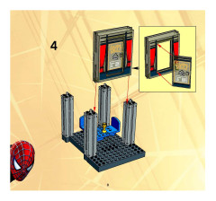 LEGO 4860 instructions page 8 – build guide