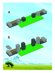 LEGO 4864 instructions page 4 – build guide