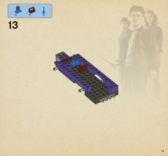 LEGO 4866 instructions page 11 – build guide