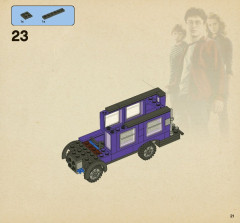 LEGO 4866 instructions page 21 – build guide