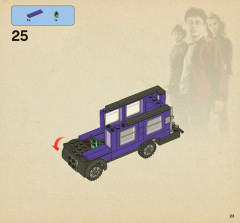 LEGO 4866 instructions page 23 – build guide