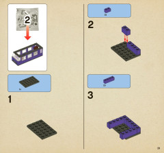 LEGO 4866 instructions page 31 – build guide