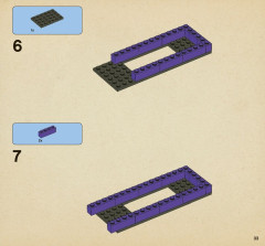 LEGO 4866 instructions page 33 – build guide