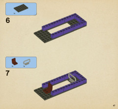 LEGO 4866 instructions page 47 – build guide