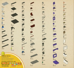 LEGO 4866 instructions page 60 – build guide