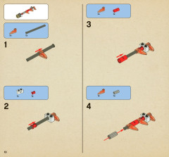 LEGO 4867 instructions page 10 – build guide