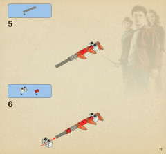 LEGO 4867 instructions page 11 – build guide