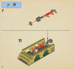 LEGO 4867 instructions page 12 – build guide