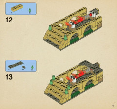 LEGO 4867 instructions page 13 – build guide