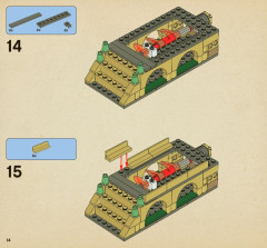 LEGO 4867 instructions page 14 – build guide