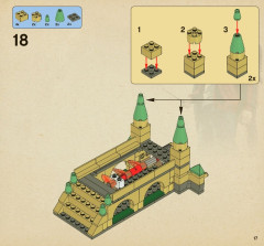 LEGO 4867 instructions page 17 – build guide