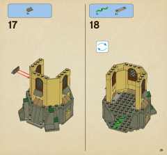 LEGO 4867 instructions page 29 – build guide