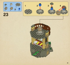 LEGO 4867 instructions page 35 – build guide