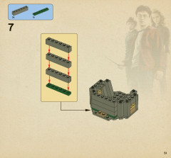 LEGO 4867 instructions page 51 – build guide