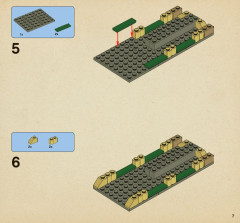 LEGO 4867 instructions page 7 – build guide
